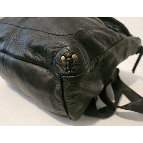 American Leather Co. Liberty Backpack Black Soft Leather *read 10x11x4 main image 15